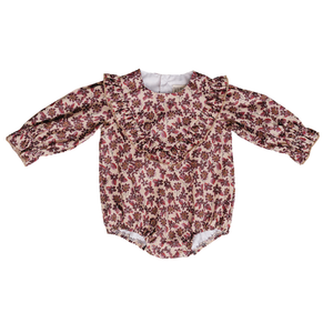 Antique Floral Bubble Romper Antique Floral Bubble Romper