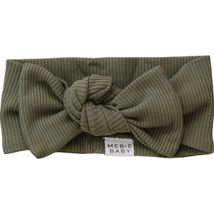 Winter Green Organic Cotton Ribbed Head Wrap Winter Green Organic Cotton Ribbed Head Wrap