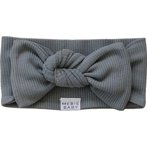 Grey Organic Cotton Ribbed Head Wrap Grey Organic Cotton Ribbed Head Wrap