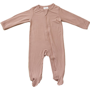 Dusty Rose Bamboo Footed Zipper Dusty Rose Bamboo Footed Zipper