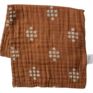 Chestnut Textile Muslin Burp Cloth Chestnut Textile Muslin Burp Cloth