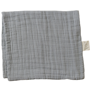 Dusty Blue Muslin Burp Cloth Dusty Blue Muslin Burp Cloth