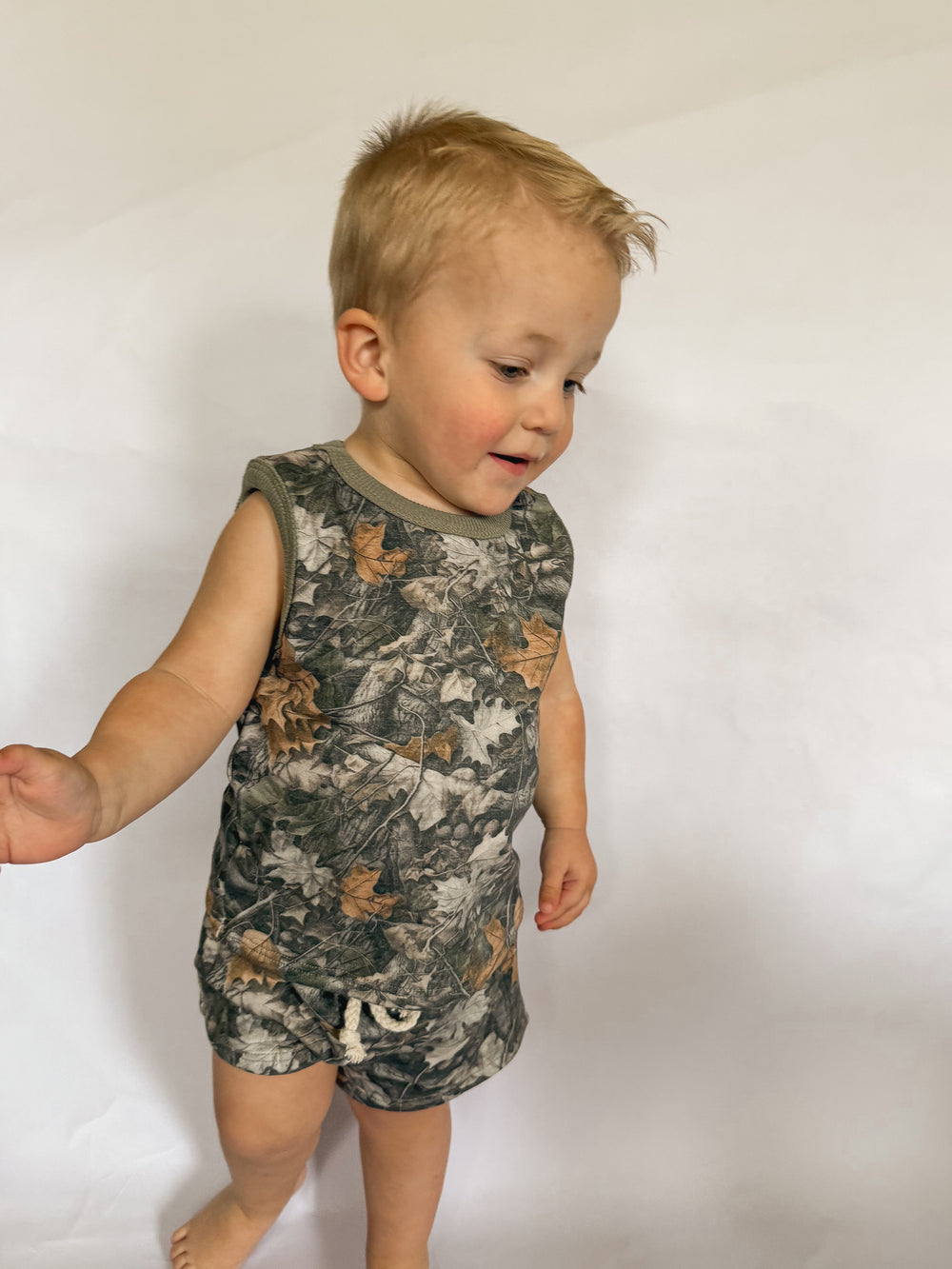 Camo Shorts Set