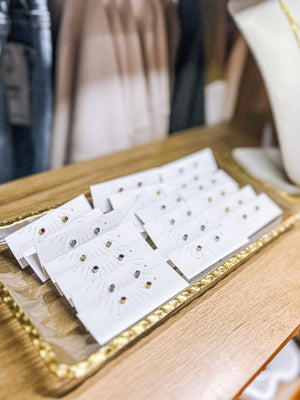 Birthstone Studs Birthstone Studs