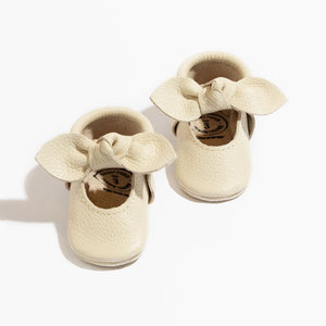 Birch Knotted Bow Baby Shoe Birch Knotted Bow Baby Shoe