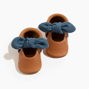 Corduroy Cowgirl Knotted Bow Baby Shoe Corduroy Cowgirl Knotted Bow Baby Shoe