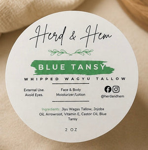 Blue Tansy Whipped Tallow Blue Tansy Whipped Tallow