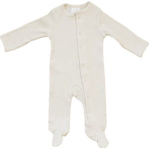 Vanilla Organic Cotton Ribbed Snap Vanilla Organic Cotton Ribbed Snap