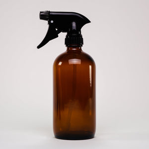 Amber Glass Keeper Bottle | 16 oz | with Trigger Spray Nozzle Amber Glass Keeper Bottle | 16 oz | with Trigger Spray Nozzle
