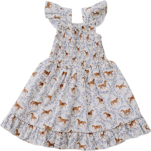 Pony Smocked Dress Pony Smocked Dress