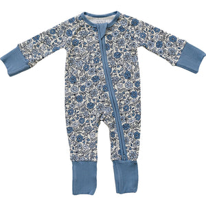 Bluebell Pointelle Bamboo Zipper Bluebell Pointelle Bamboo Zipper