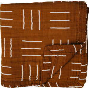 Mustard Mudcloth Muslin Quilt Mustard Mudcloth Muslin Quilt