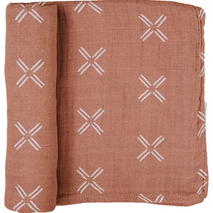 Just Peachy Muslin Swaddle Blanket Just Peachy Muslin Swaddle Blanket