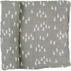 Pines Muslin Swaddle Blanket Pines Muslin Swaddle Blanket
