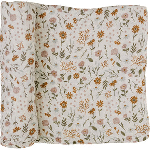 Meadow Floral Muslin Swaddle Blanket Meadow Floral Muslin Swaddle Blanket