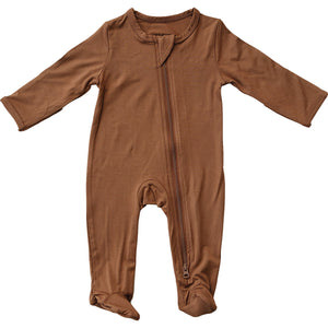 Rust Bamboo Footed Zipper Rust Bamboo Footed Zipper