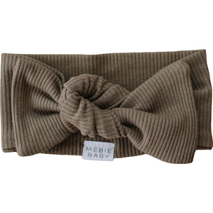 Cocoa Organic Cotton Ribbed Head Wrap Cocoa Organic Cotton Ribbed Head Wrap