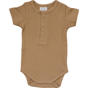 Cafe Organic Cotton Ribbed Snap Bodysuit Cafe Organic Cotton Ribbed Snap Bodysuit