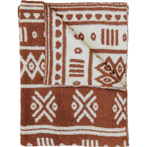Rust Alpine Plush Blanket Rust Alpine Plush Blanket