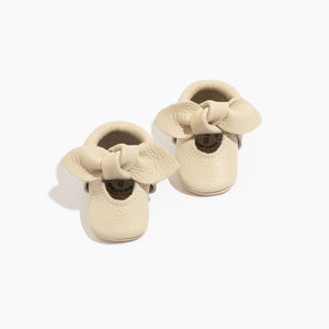 Newborn Birch Knotted Bow Baby Shoe Newborn Birch Knotted Bow Baby Shoe