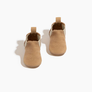 Newborn Weathered Brown Chelsea Boot Baby Shoe Newborn Weathered Brown Chelsea Boot Baby Shoe