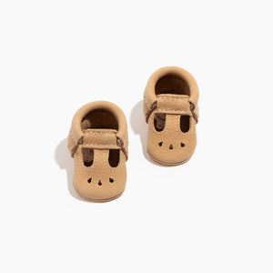 Newborn Weathered Brown Mary Jane Baby Shoe Newborn Weathered Brown Mary Jane Baby Shoe