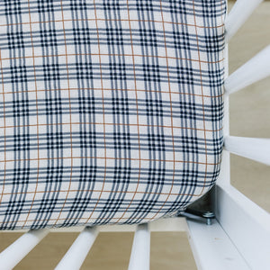 Vintage Plaid Muslin Crib Sheet Vintage Plaid Muslin Crib Sheet