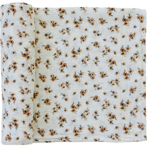 Autumn Bloom Muslin Swaddle Blanket Autumn Bloom Muslin Swaddle Blanket