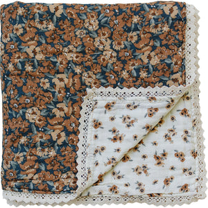 Venetian Floral + Autumn Bloom Lace Muslin Quilt Venetian Floral + Autumn Bloom Lace Muslin Quilt