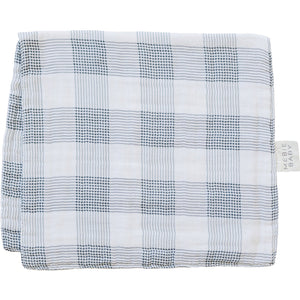 Coastal Plaid Muslin Burp Cloth Coastal Plaid Muslin Burp Cloth