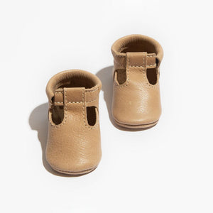 Weathered Brown T-Bar Baby Shoe Weathered Brown T-Bar Baby Shoe