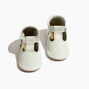Toasted Bright White T-Bar Baby Shoe Toasted Bright White T-Bar Baby Shoe
