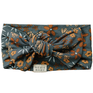 Navy Floral Bamboo Head Wrap Navy Floral Bamboo Head Wrap