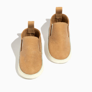 Weathered Brown Slip On Baby Shoe Weathered Brown Slip On Baby Shoe