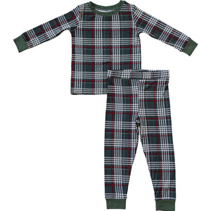 Green Plaid Bamboo Cozy Set Green Plaid Bamboo Cozy Set