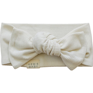 Cream Ribbed Bamboo Head Wrap Cream Ribbed Bamboo Head Wrap