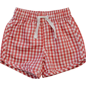 Gingham Swim Shorts Gingham Swim Shorts