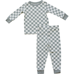 Light Green Checkered Bamboo Cozy Set Light Green Checkered Bamboo Cozy Set