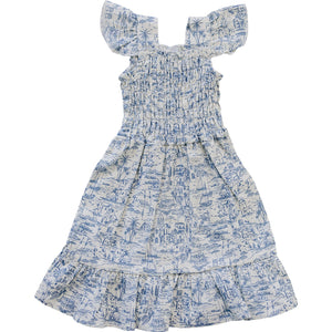 Santorini Smocked Dress Santorini Smocked Dress