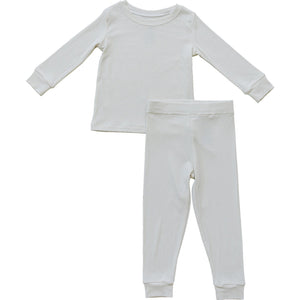 Cream Ribbed Bamboo Cozy Set Cream Ribbed Bamboo Cozy Set