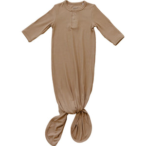Latte Ribbed Bamboo Knot Gown Latte Ribbed Bamboo Knot Gown