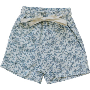 Palm Tree Linen Cotton Shorts Palm Tree Linen Cotton Shorts