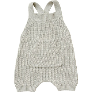 Heather Grey Pocket Knit Overalls Heather Grey Pocket Knit Overalls