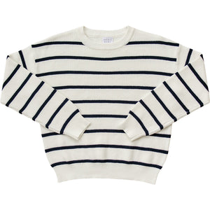 Navy Stripe Adult Knit Sweater Navy Stripe Adult Knit Sweater