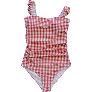Gingham Women’s One-Piece Gingham Women’s One-Piece