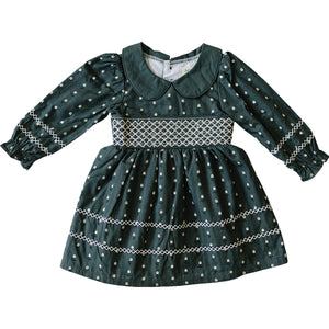Tulip Smocked Peter Pan Collar Dress Tulip Smocked Peter Pan Collar Dress