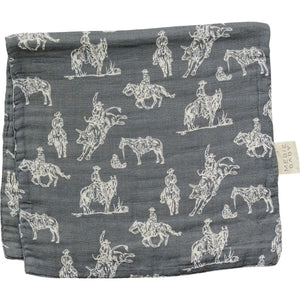 Wild West Muslin Burp Cloth Wild West Muslin Burp Cloth