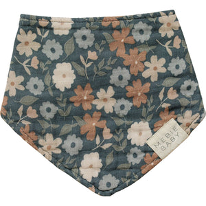 Midnight Floral Muslin Bib Midnight Floral Muslin Bib