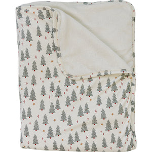 Christmas Trees Bamboo Fleece Quilt Christmas Trees Bamboo Fleece Quilt
