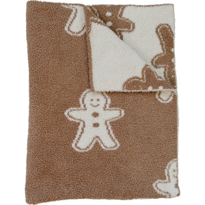 Gingerbread Plush Blanket Gingerbread Plush Blanket